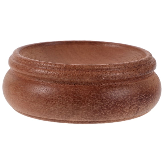 DEEPCRAFF Wooden Crystal Sphere Stand, Round Display Base Holder for Quartz , Orb, Collectible Stone Home Decor