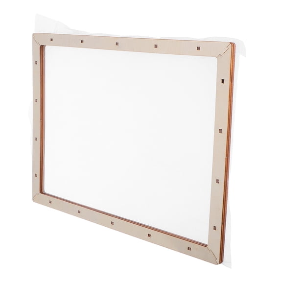 DEEPCRAFF Wooden Papermaking Frame with Fine Mesh Screen for Handmade Paper, Dried Flowers, and Craft Projects