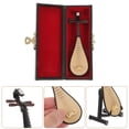 Propping Instruments DEEPCRAFF Wooden Small Lute Pipa Model, Khaki Decorative Musical ...