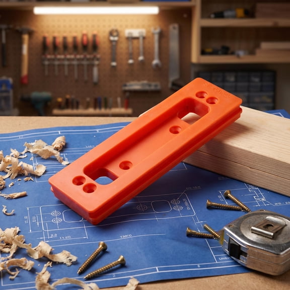DEEPCRAFF Zinc Alloy Hidden Hinge Template, 6 Inch Concealed Door Hinge Jig