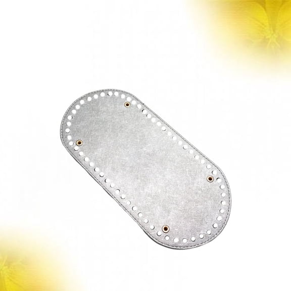 DEEPCRAFF Practical Plated Silver Bag Bottom Crochet Plate for Decorative Bag Crafting