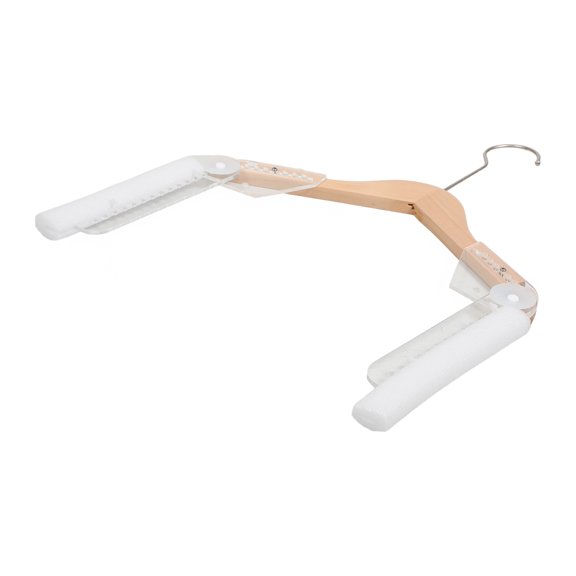 DEEPCRAFF female torso dress form Natural Wood Color Adjustable Portable Hanger Stand