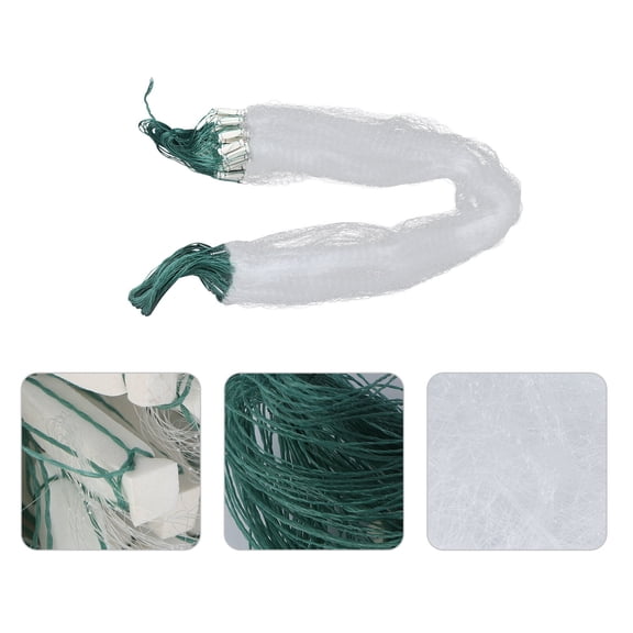 DEEPCRAFF Fishing Net Green Monofilament Gill Network Float Strong Transparent