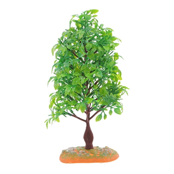 DEEPCRAFF Artificial Model Train Trees, Plastic Miniature Trees for Indoor Outdoor Railway Layout and Train Set Decoration