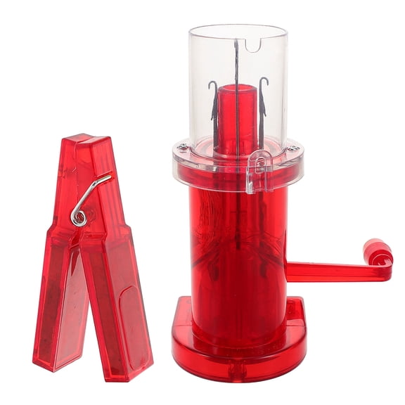 DEEPCRAFF Wire Weaving Machine Knitting Machine Red Plastic 1 Pcs