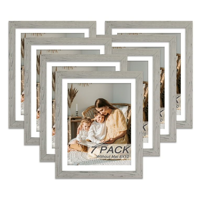  Picture Frames Set Photo Frames: 10 Pack Rustic Wood