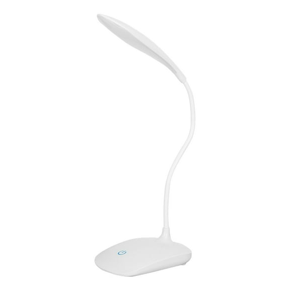 DEEPLITE LED Desk Lamp With Flexible Gooseneck 3 Brightness Battery Operated Table Lamp 5W Control Compact Portable Lamp For Dorm Study Bedroom