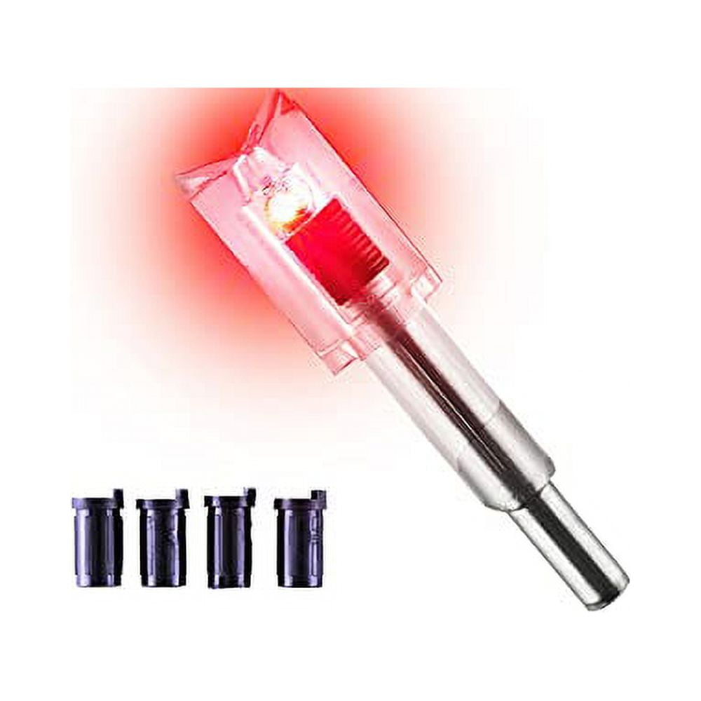 DEEPOWER Crossbow Lighted Nock with ON/Off Switch 4 Pack with .285â