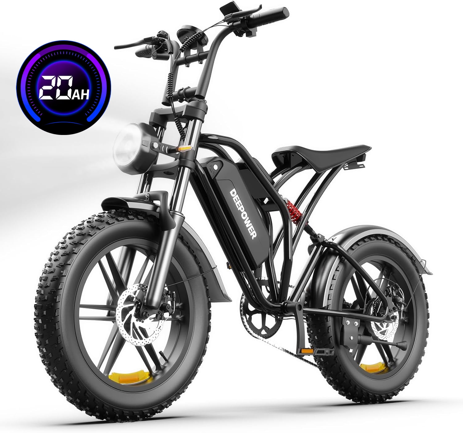 DEEPOWER 電動アシスト自転車 DEEPOWER Electric Hybrid Bikes & Cruiser E-Bikes | Walmart