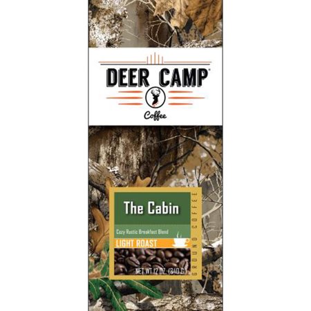 DEER CAMP® The Cabin™ 12 oz. Ground Light Roast Coffee Featuring REALTREE EDGE