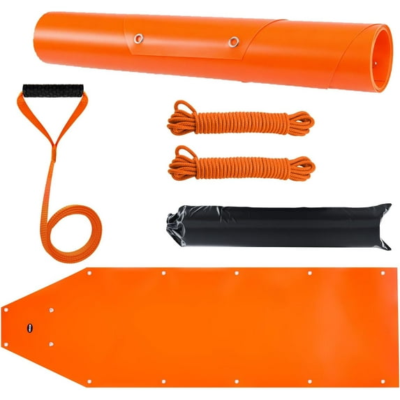 DEER DRAG SLED 72.8 X 22.8 IN 550LBS HEAVY DUTY UTILITY SLED TEAR ...