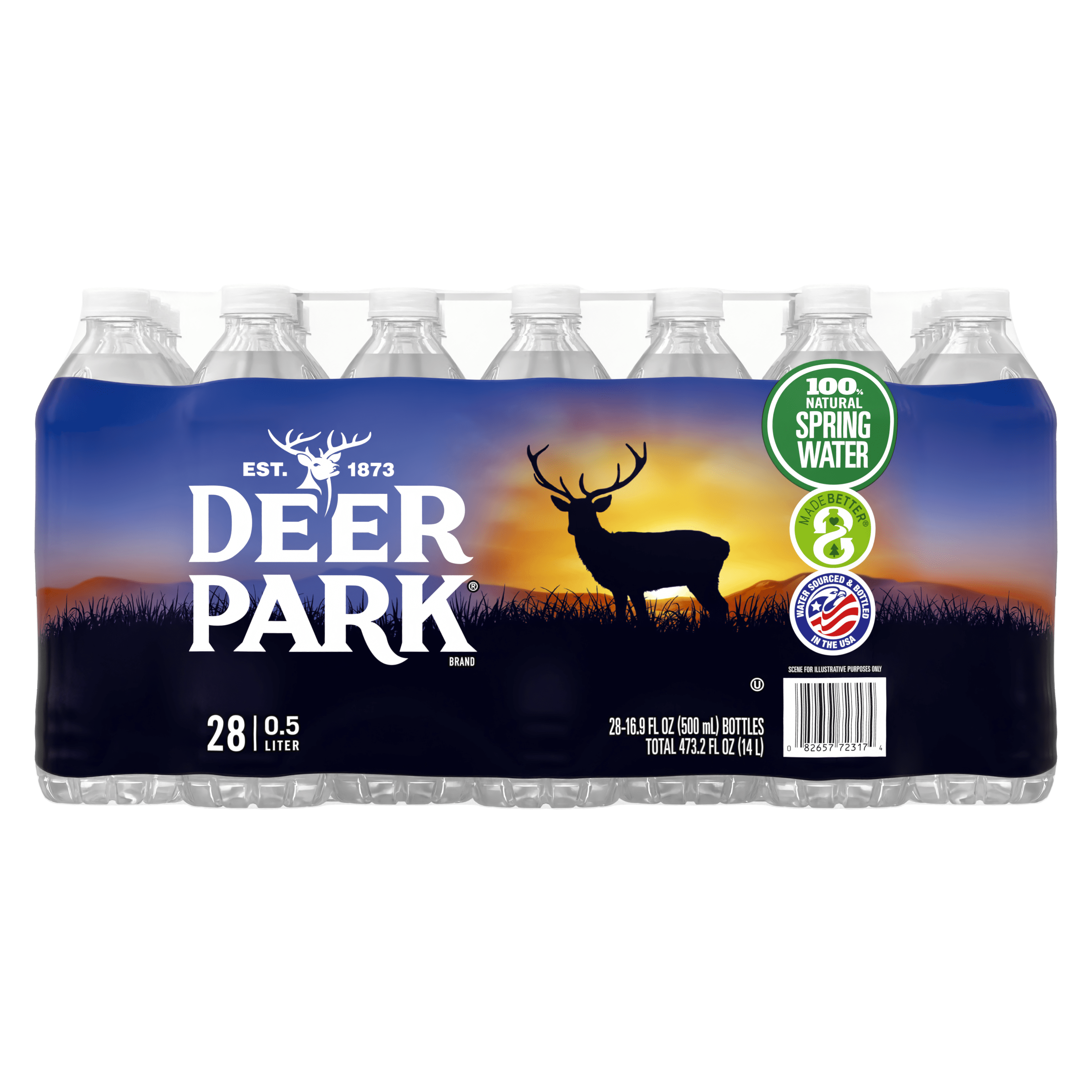 Deer Park Spring Water, 16.9 fl oz, 28-Pack Plastic Bottles