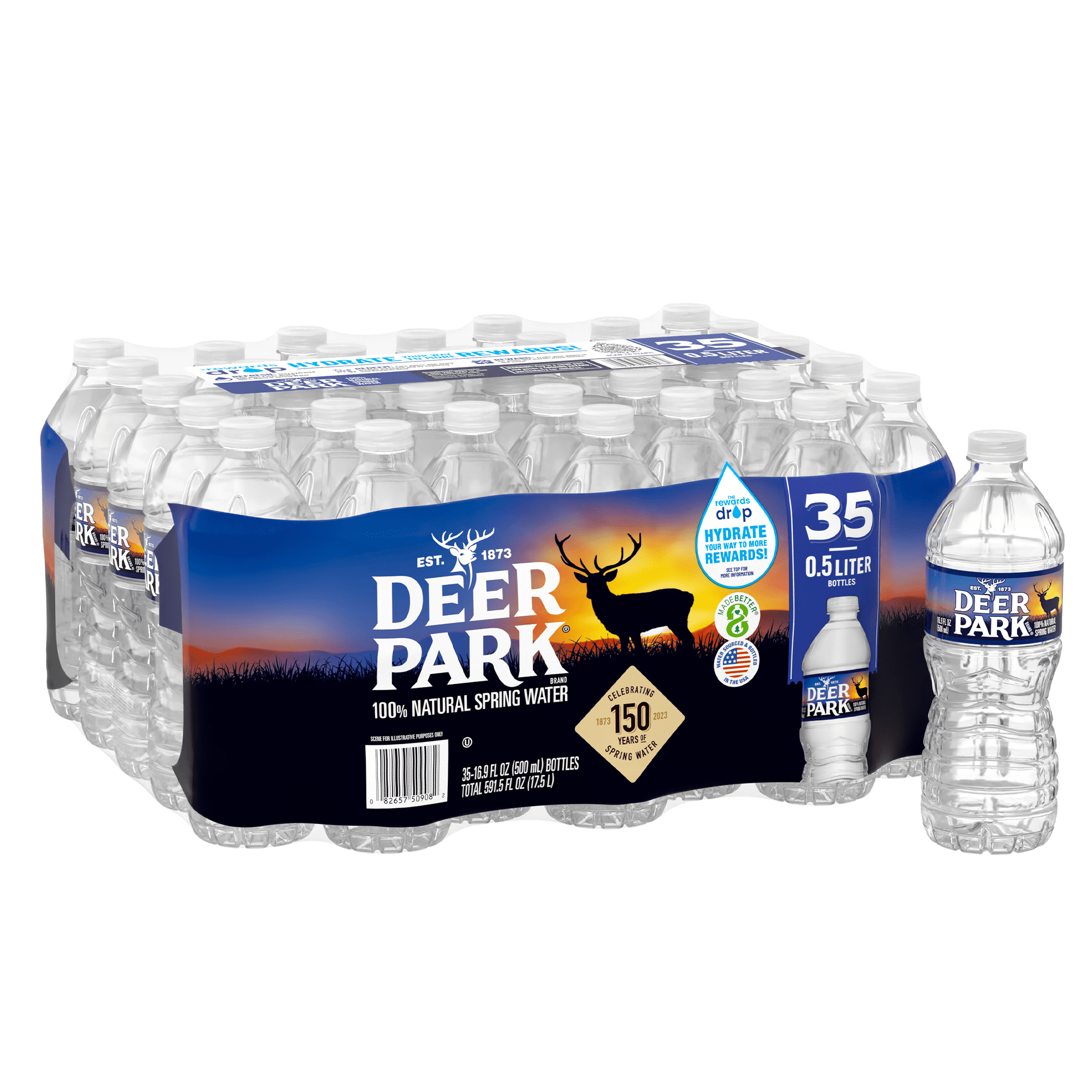 Deer Park Spring Water, 16.9 fl oz, 35-Pack Plastic Bottles