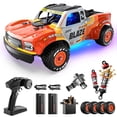 thumbnail image 1 of DEERC 1/14 Fast Brushless RC Car for Adults, Max 46+ mph Off-Road Truck, 4WD Waterproof RC, High Speed Remote Control Car, 2 * 3S Lipo, All Terrain RC Truggy for Snow, Sand & Mud, 1 of 7