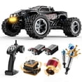 thumbnail image 1 of DEERC 8618 1/16 Fast Brushless RC Cars for Adults, Max 56mph, 2 3S Lipo Batteries Electric Off-Road Waterproof RC Truck,4X4 High Speed Remote Control Car, All Terrain RC Truggy for Boys, 1 of 8