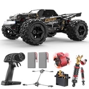 DEERC 9309E All Terrain Fast RC Cars for Adults 42KPH,4WD Electric Off-Road Remote Control Monster Truck,2.4Ghz High Speed Car,Waterproof Truck with 2 Batteries