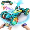 thumbnail image 1 of DEERC Gesture Sensing RC Stunt Car with Fog Mist & Music, 4WD Hand Controlled Remote Control Drift Car Toy for Kids, All Terrain Off-Road Double-Sided Driving with Lights, Birthday Gift for boy, 1 of 8
