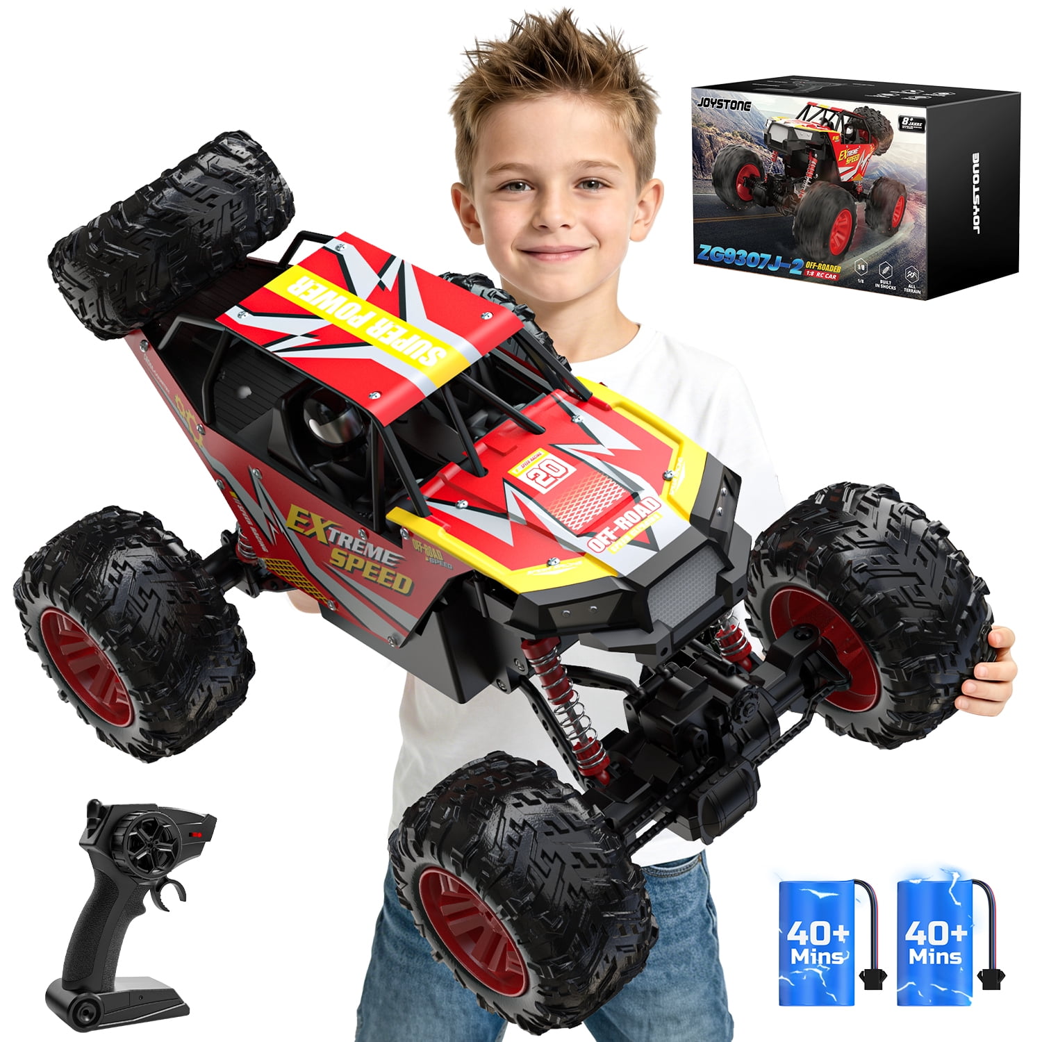 JoyStone, Monster Truck, 1:8 Scale, All Terrain Off-Road - Walmart.com