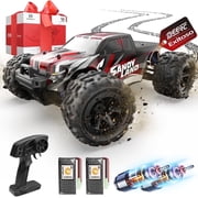 DEERC Remote Control Car High Speed RC Cars for Kids Adults 1:16 Scale 40 KM/H 4WD Off Road Monster Trucks,2.4GHz All Terrain Toy Trucks with 2 Rechargeable Bat