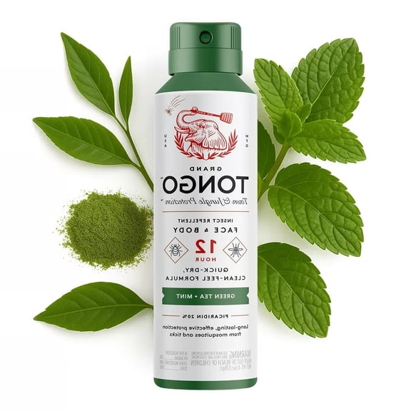 DEET-Free Picaridin Insect Repellent Family Formula - Green Tea + Mint - 4.5oz