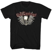 Def Leppard Winged Skull Men's T Shirt Black