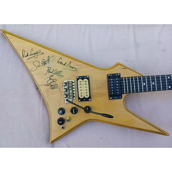 DEF LEPPARD guitar Poster in 1970s Wall Art Print scarce Edition 16 x 24 Inch Poster