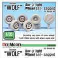 thumbnail image 1 of DEF Model 1:35 German Wolf Lkw gl light Sagged Wheel set for Revell #DW35088, 1 of 7