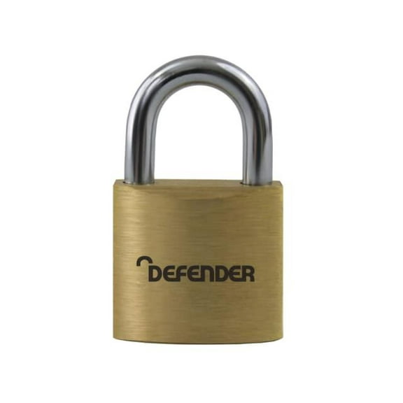 DEFENDER - Brass Padlock 20mm Keyed Alike