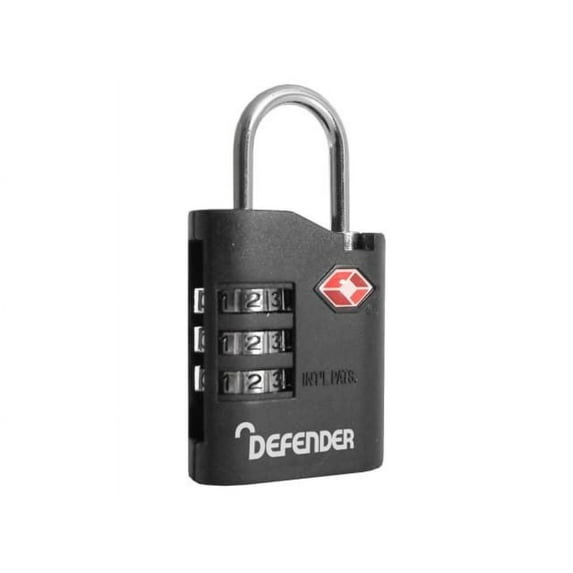 Defender Tsa Combination Padlock 35mm