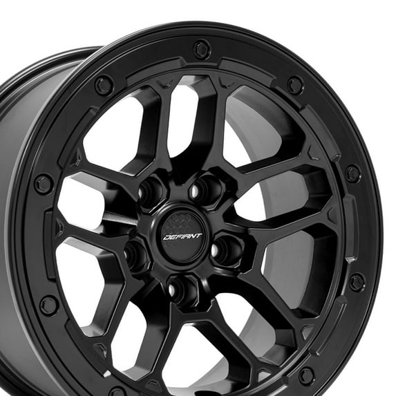 DEFIANT Wheels DF01 17 Inch Rim Fits 5x127 17x8 Satin Black (1)