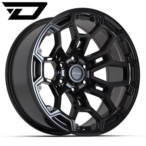 DF03 Defiant 20x9 Black Rims Set(4) 6x139.7 -12ET Fits Chevy GMC Cadillac RAM