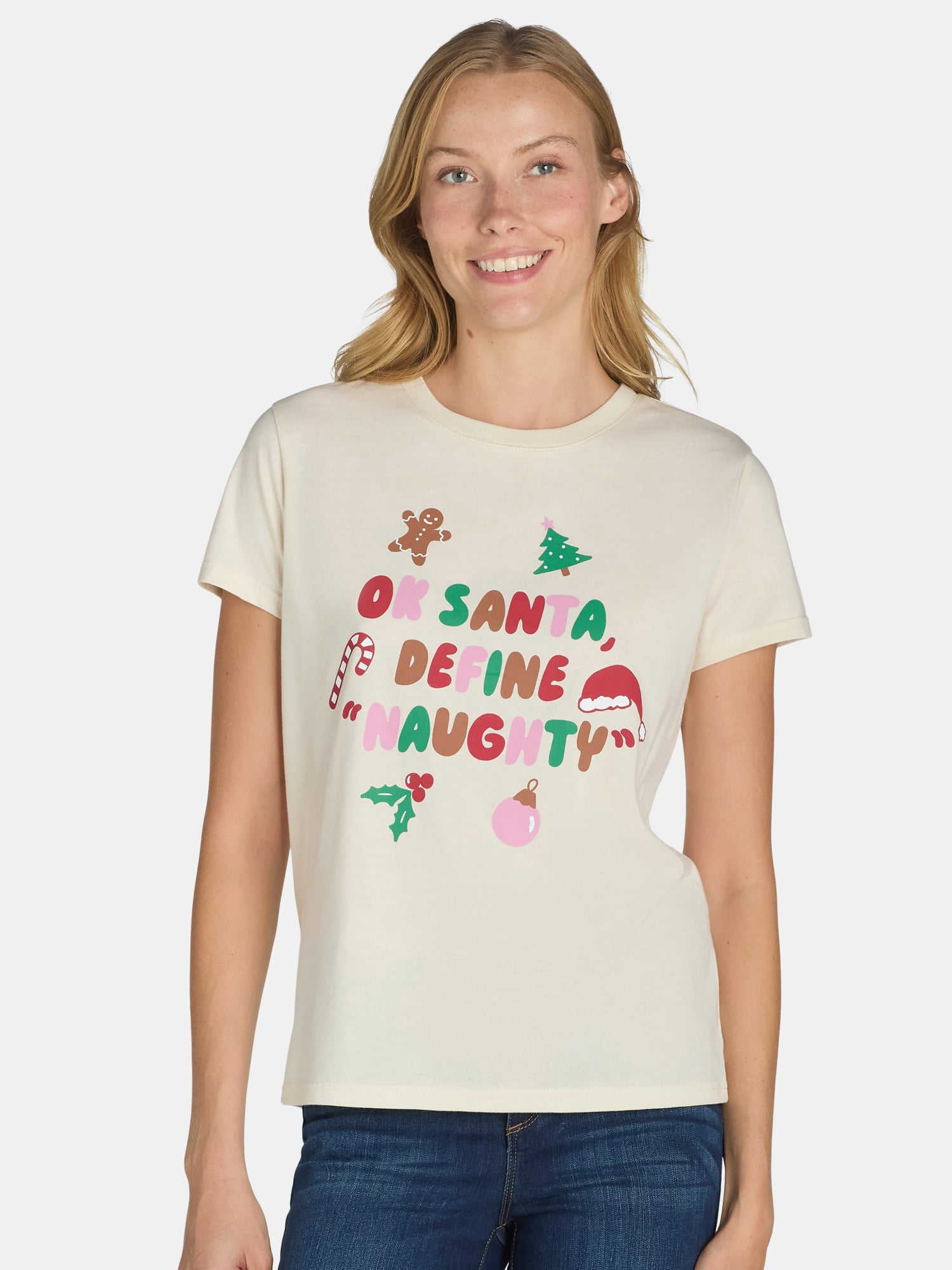 Santa Define Naughty T-Shirt Santa Define Naughty T-Shirt