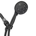 thumbnail image 1 of DEFNES 10 Functions Shower Head,Detachable Bath Room Shower Head Set, for Low Water Pressure with Extra Long Stainless Steel Hose (Black), 1 of 6