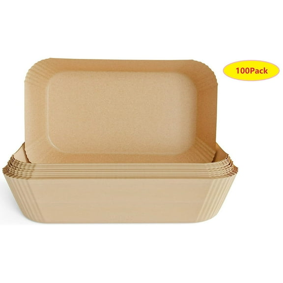 DEFNES Air Fryer Paper Liners, Non-Stick Disposable Paper Liners Compatible with Ninja Smart XL Grills and Air Fryers, Pack of 100