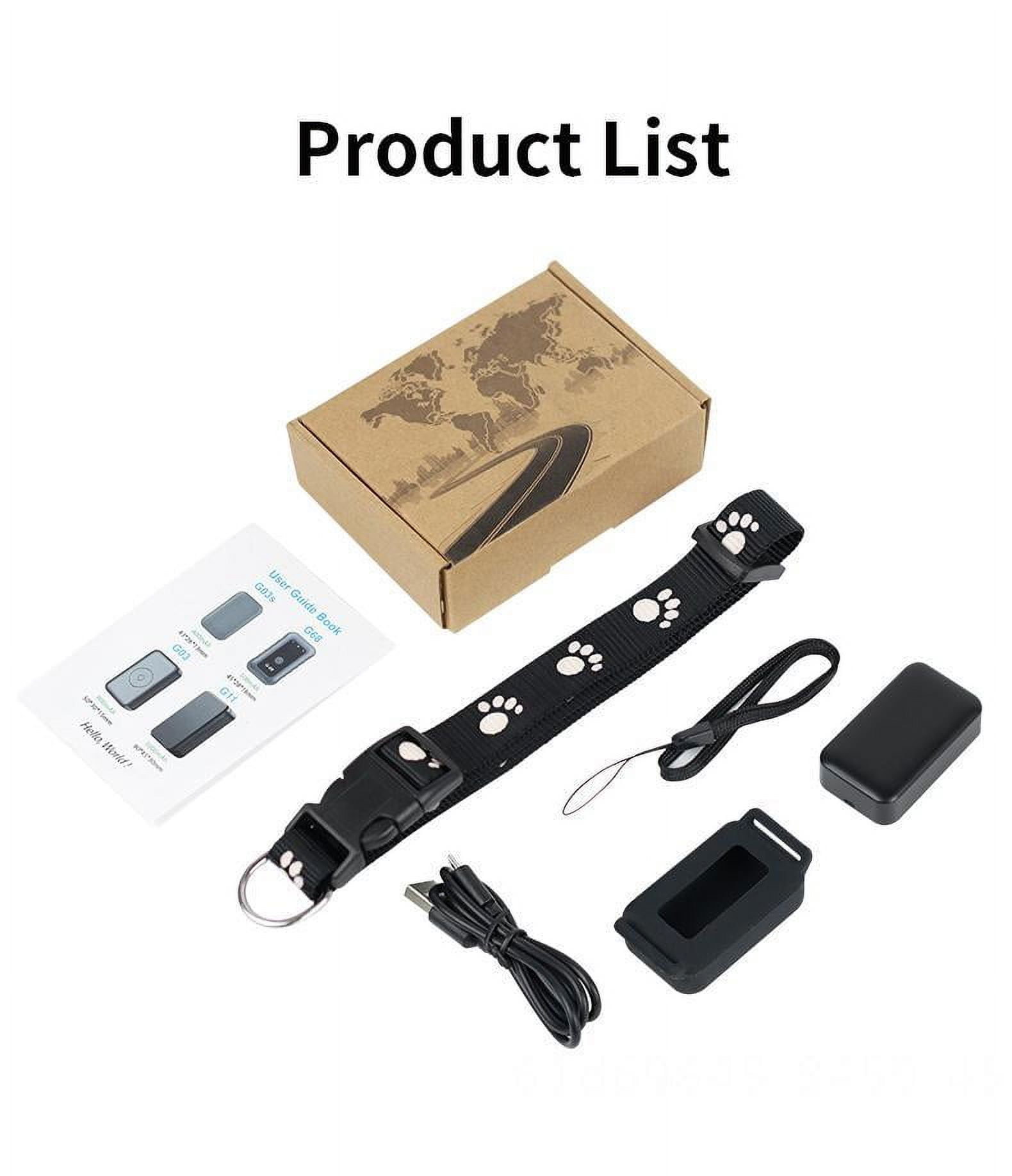 DEFNES Dog Tracker,2 in 1 Smart Dog Collar,Dog Tracker Collar with Gps,Eal-Time Location/No Monthly Fee GPS Tracker Dog Collar,Compatible with Apple Find My App, iOS