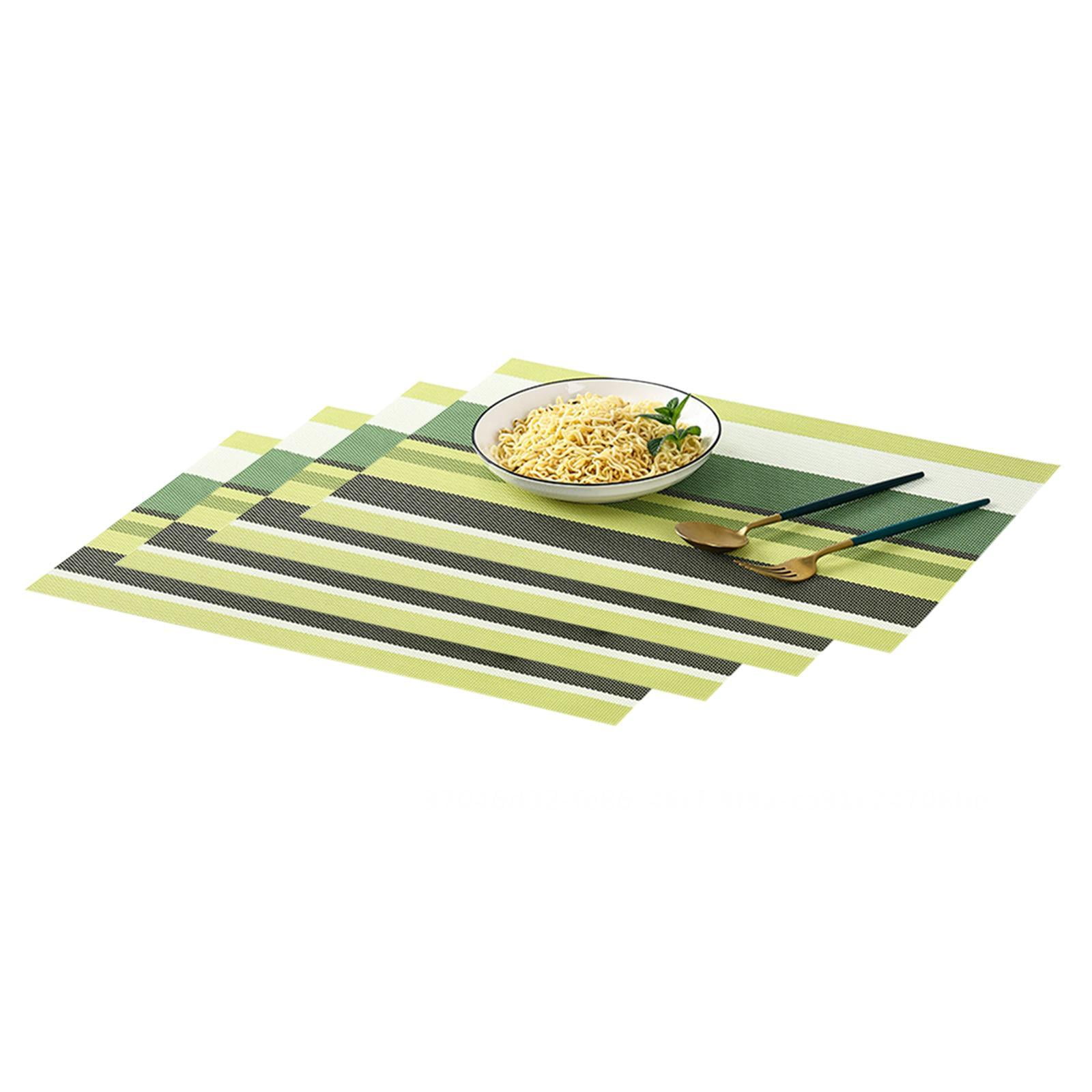 DEFNES NonSlip Placemats, Set of 4, Heat Resistant Placemats for