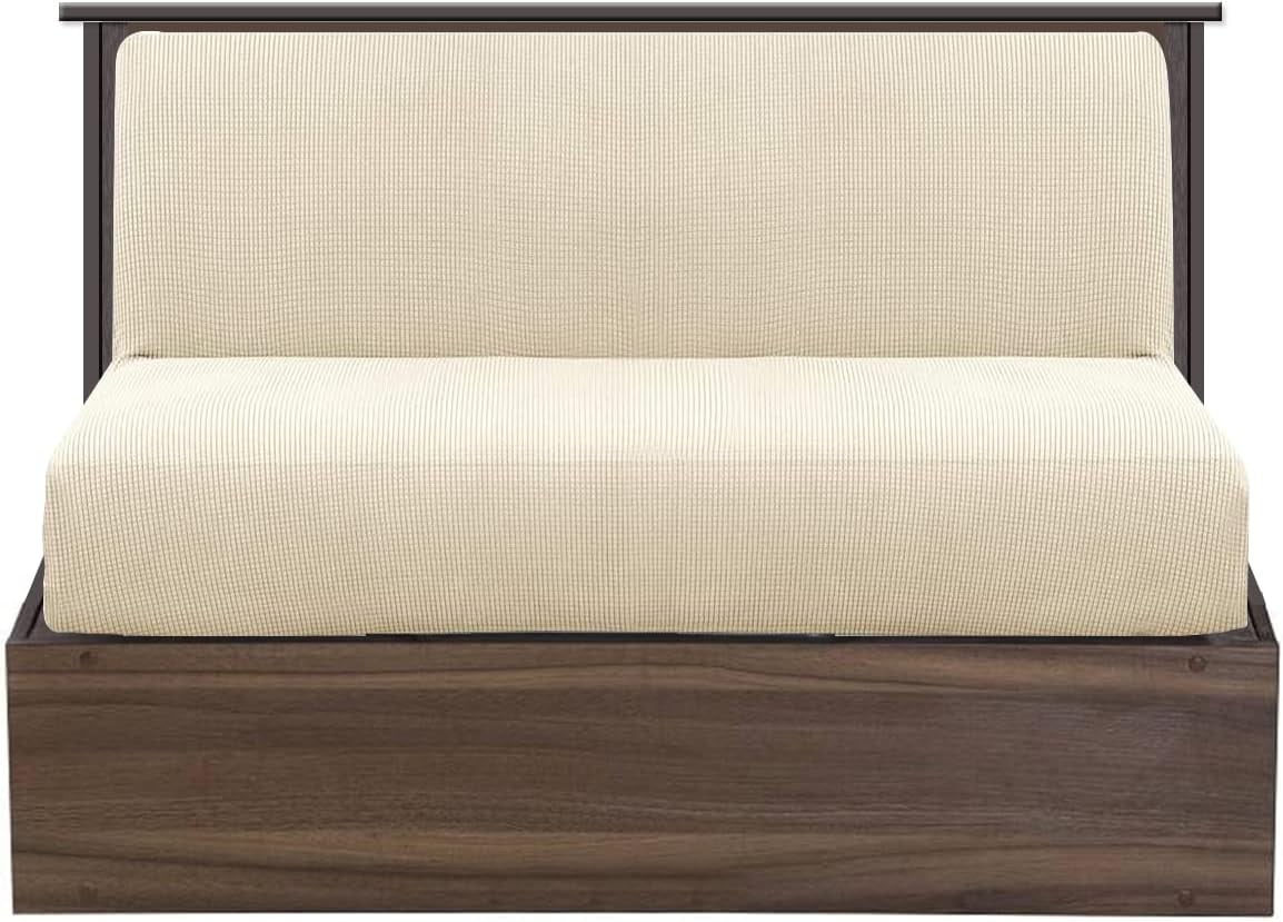 DEFNES RV Booth Cushions Covers, Stretch 2 Seat Cushion Couch