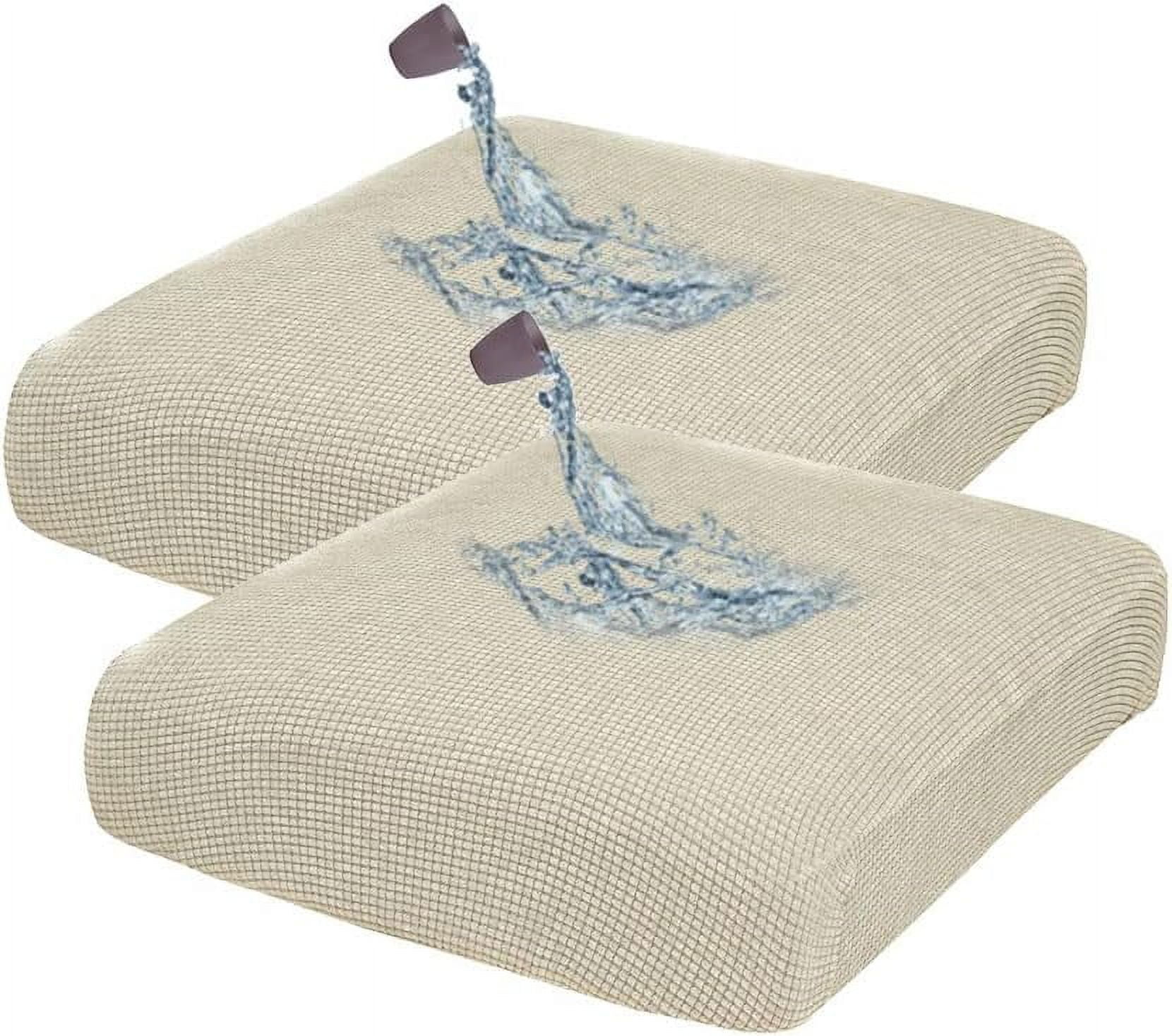 DEFNES Stretch Jacquard Individual Loveseat Cushion Cover Slipcovers