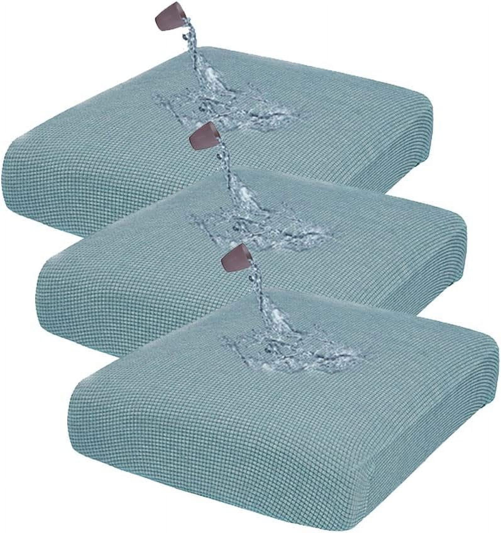 DEFNES Stretch Jacquard Individual Loveseat Cushion Cover Slipcovers