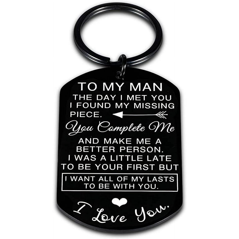  Valentines Day Gifts for Boyfriend from Girlfriend Husband  Valentines Gifts from Wife Funny Gifts for Boyfriend from Girlfriend  Anniversary Wedding Gifts for Couples Him Wedding Gifts Keychain for Men :  Office