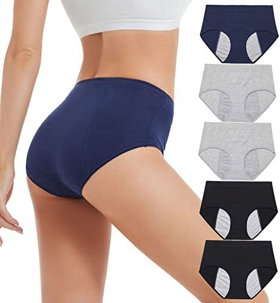 wofedyo pants 4 Pieces High Waist Leakproof Underwear For Women