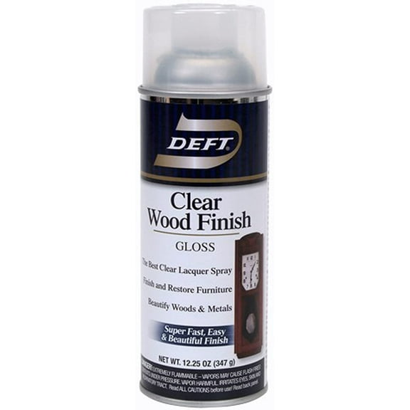 DEFT Clear Gloss Wood Finish, 12.25 oz