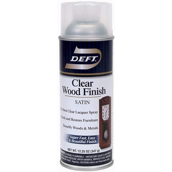 DEFT Satin Clear Wood Finish, 12.25 oz