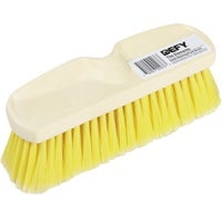 Bruske Flagged Deck Staining Push Brush - Durable Polypropylene Bristles - 10 In