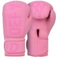 thumbnail image 1 of DEFY Boxing Gloves for Men & Women Training MMA Muay Thai Gloves for Punching Heavy Bags, Full Pink, 12 oz, 1 of 5
