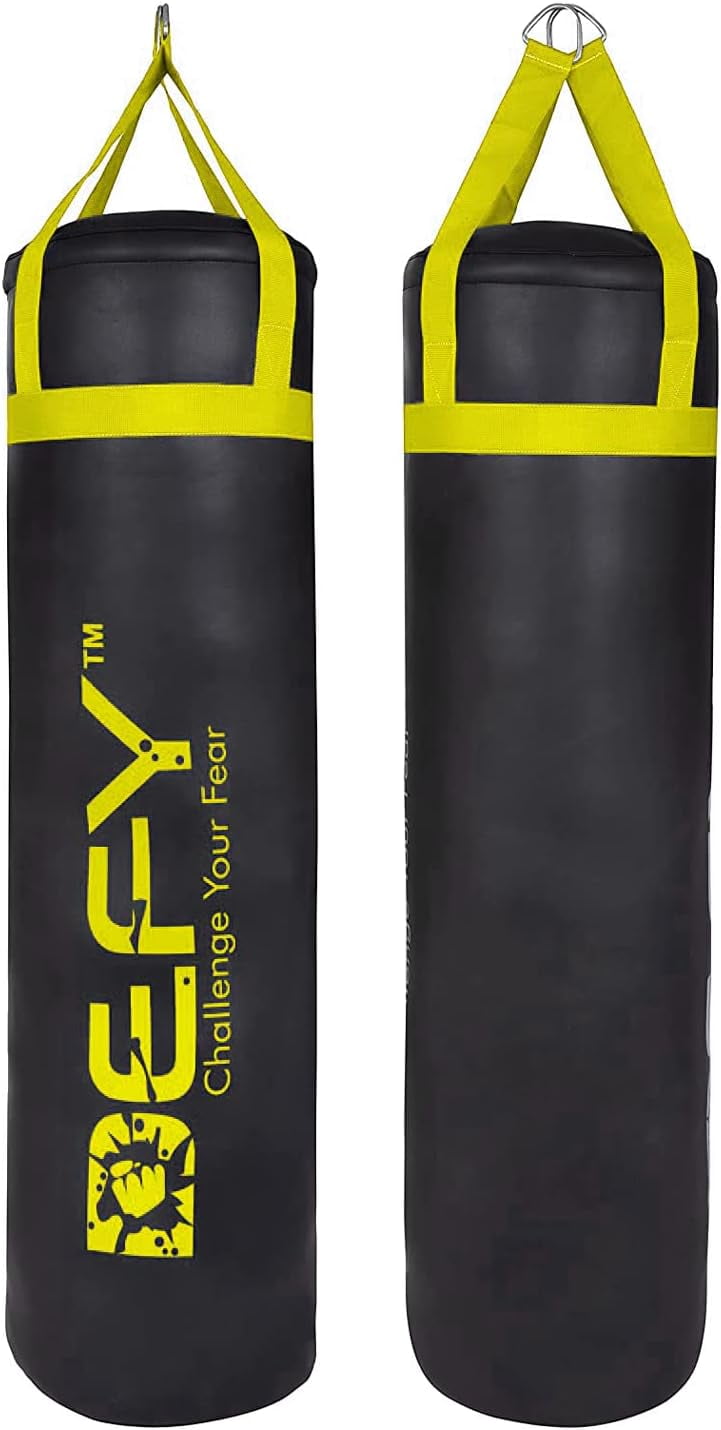 DEFY Challenger Heavy Duty Punching Bag Boxing Bag Leather