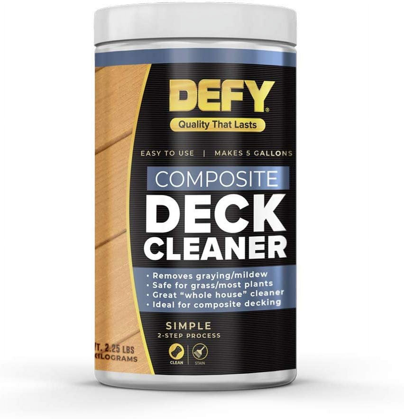 DEFY Composite Deck Cleaner, 2.25 LB Container