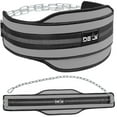 thumbnail image 1 of DEFY Double Padded Neoprene Dip Belt - Heavy Duty Steel Chain For Power lifting, Bodybuilding, Strength & Training - Grey, 1 of 8
