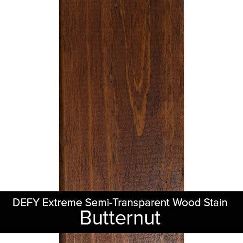 DEFY Extreme 1 Gallon Semi-Transparent Exterior Wood Stain, Butternut