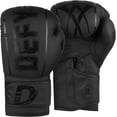 thumbnail image 1 of DEFY Sports Boxing Gloves for Men & Women - Synthetic Leather - Perfect for Punching Heavy Bags, Full Black, 16 oz, 1 of 5